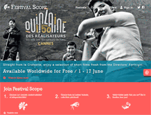 Tablet Screenshot of festivalscope.com